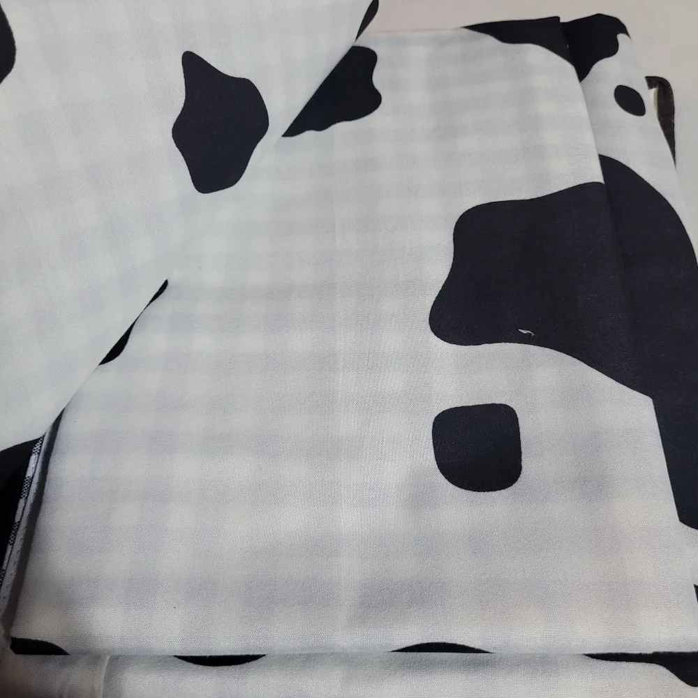 Cow Print Duvet Cover Set Reversible Bedding Collections Soft, Twin